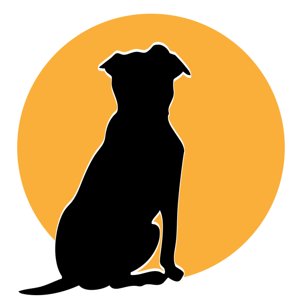 Kutya sziluett logó Szabad kép - Public Domain Pictures