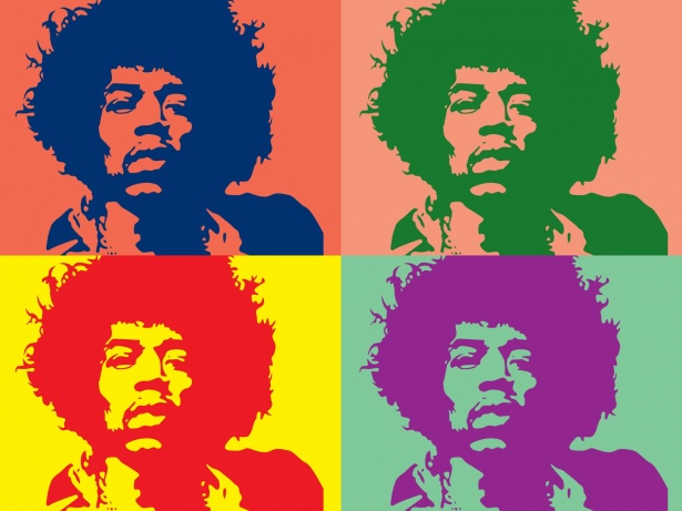 Jimi Hendrix Pop Art Free Stock Photo - Public Domain Pictures