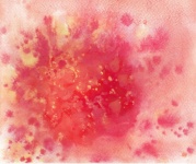 Abstract Watercolor Art Hand Paint
