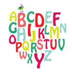 Alphabet Letters A-Z Colorful