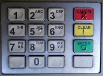 ATM Cash Dispenser Keypad