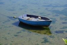 Boat Floating On The Water