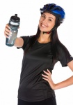 Cyclist With A Water Bottle