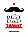 Fathers Day Card Mustache
