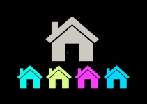 Home Icon And Real Estate Concept