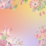 Pastel Watercolor Floral Paper