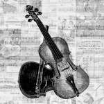 Vintage Violin Illustration