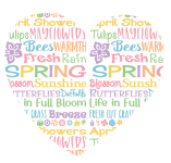 Spring Heart PNG
