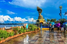 Lan Phanom Naka Landmarks Mekong River
