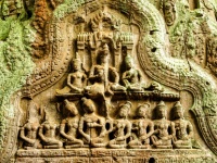 Line Art Angkor Wat ,Angkor Thom