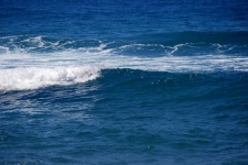 Shallow Swell With White Foam