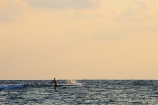Stand Up Paddle At Sunset