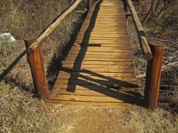 Start Of A Wooden Crossing