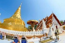 Temple Wat In Nan, Thailand