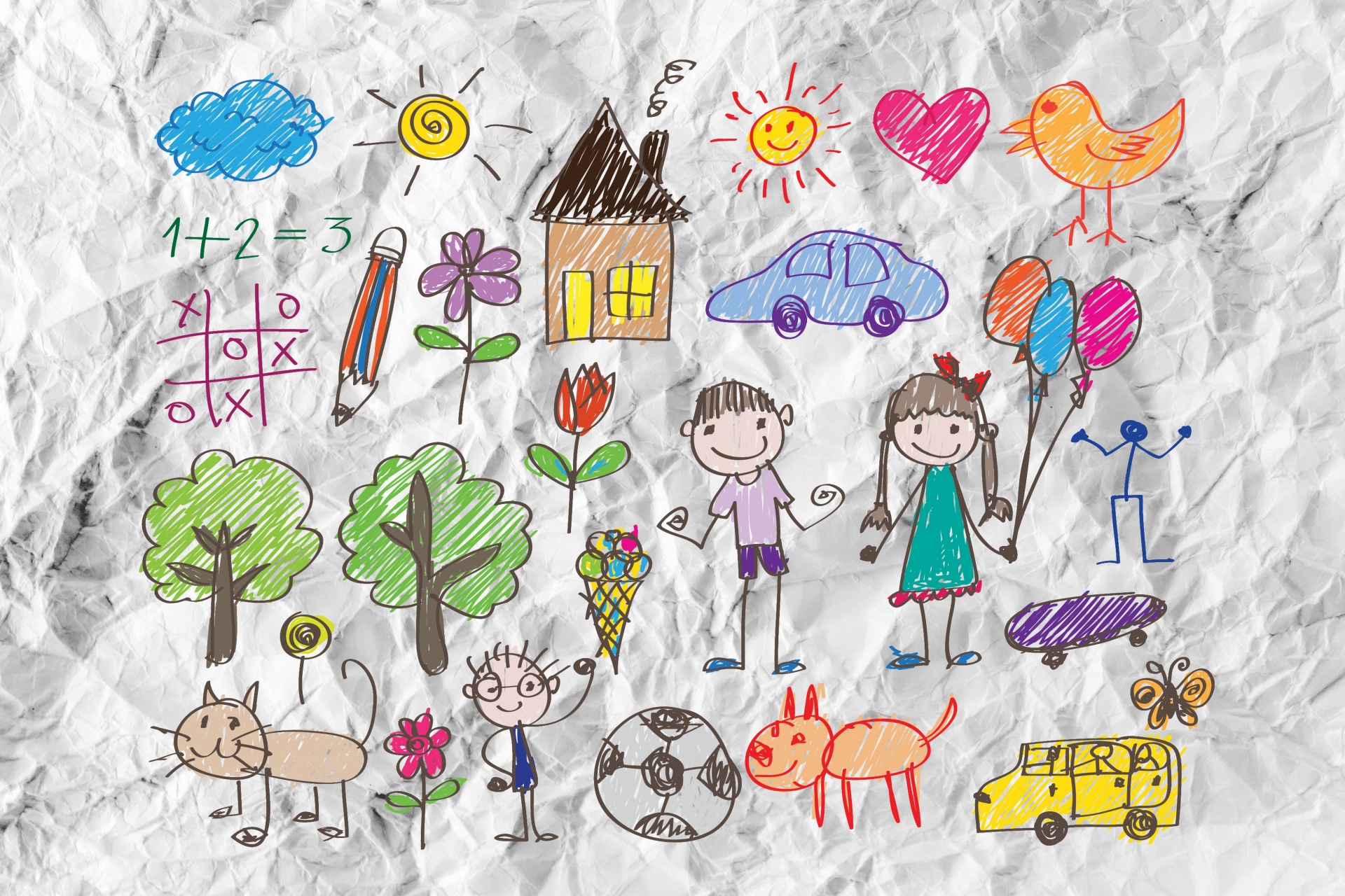 Children's Drawings Idea Design