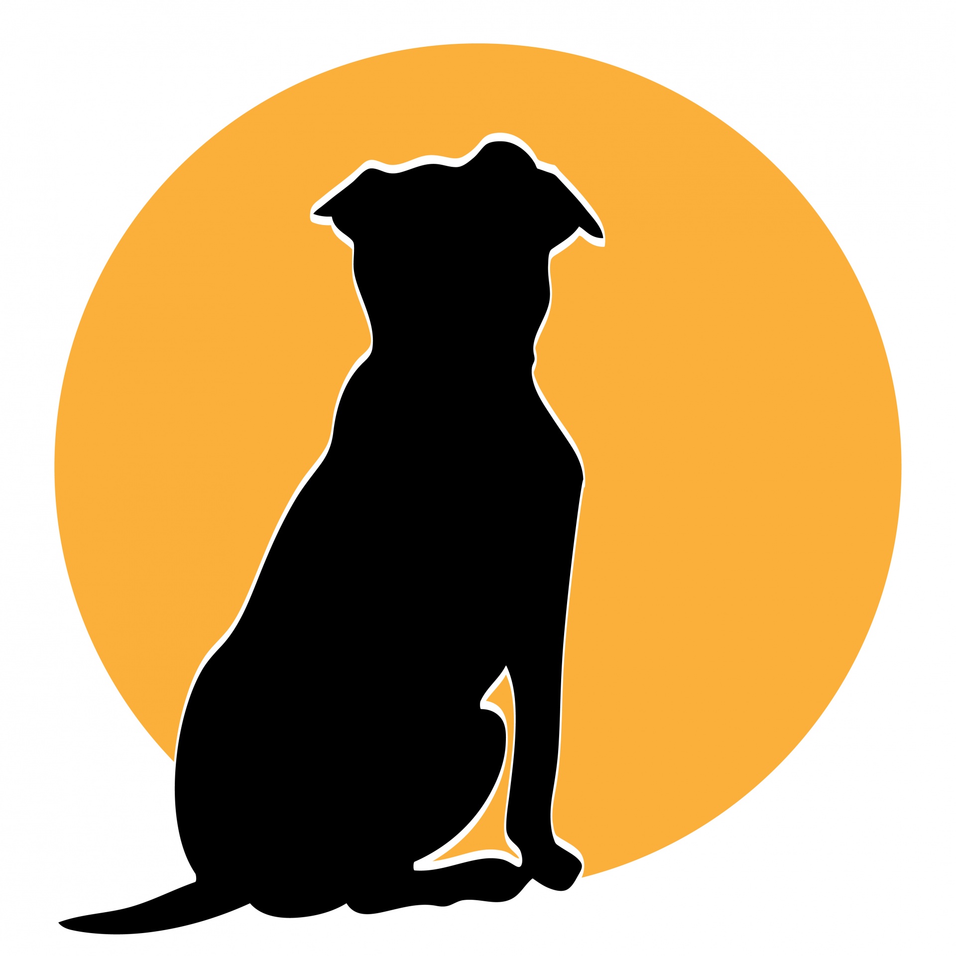 Dog Silhouette Logo