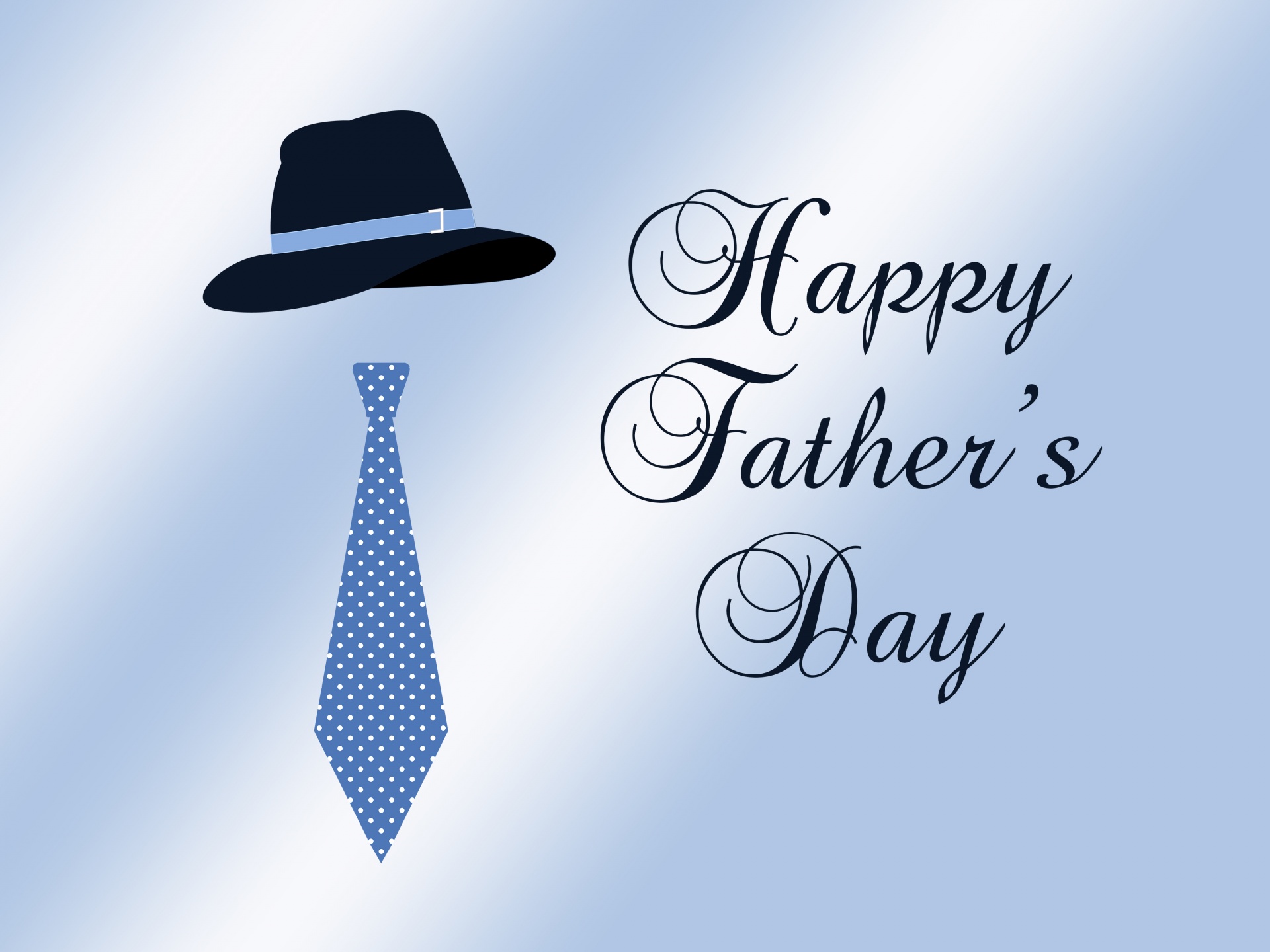 Fathers Day Hat Tie