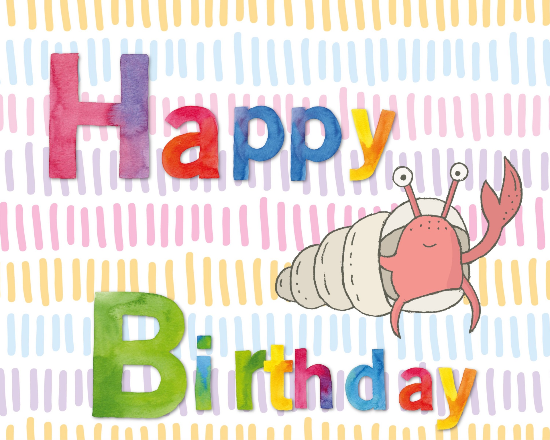 Crabby Birthday Card