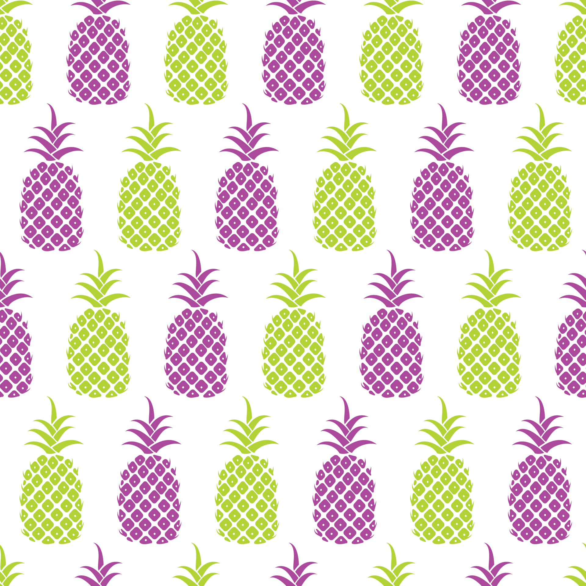 Pineapple Background Pattern