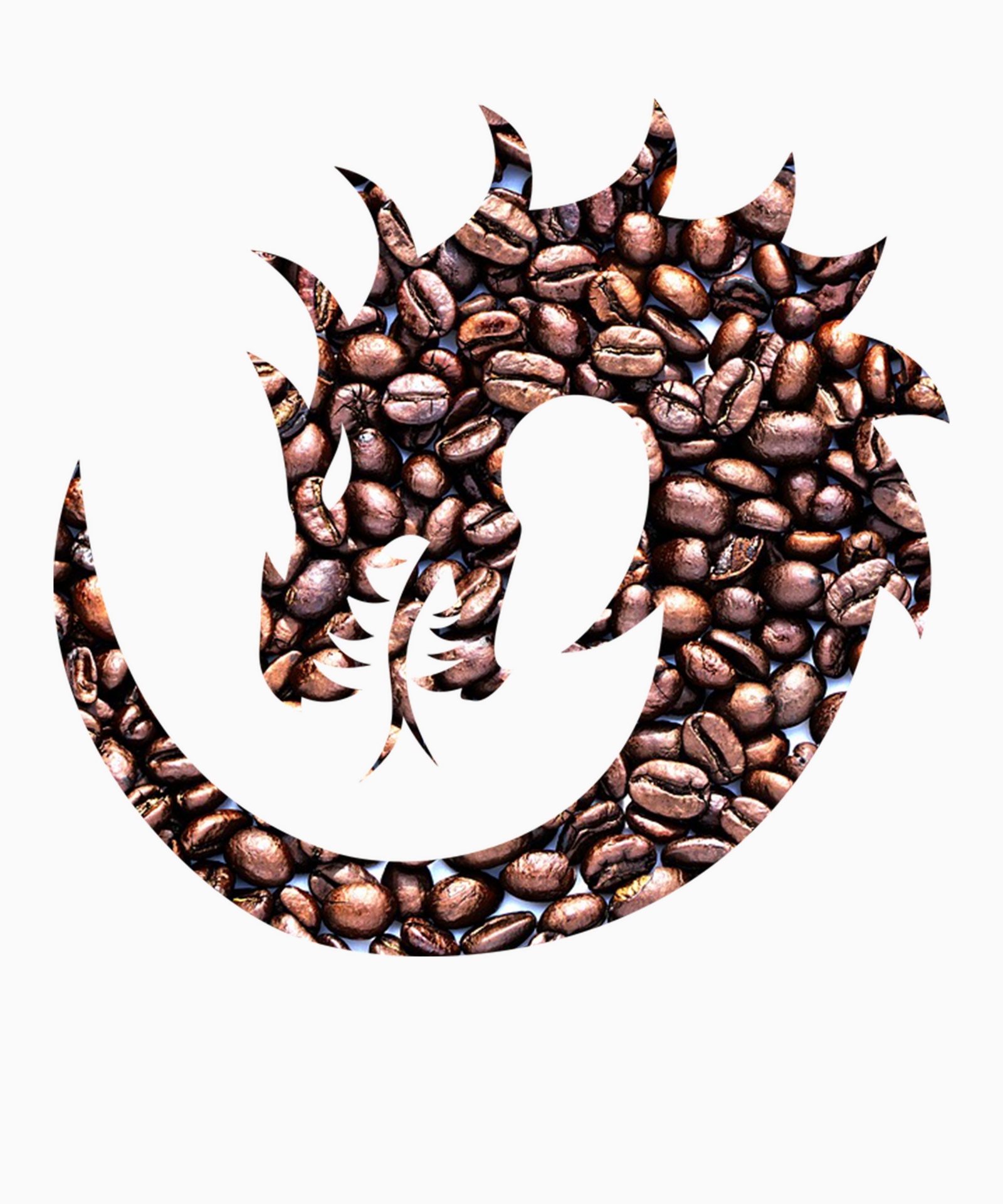 Vintage Coffee Dragon Animal
