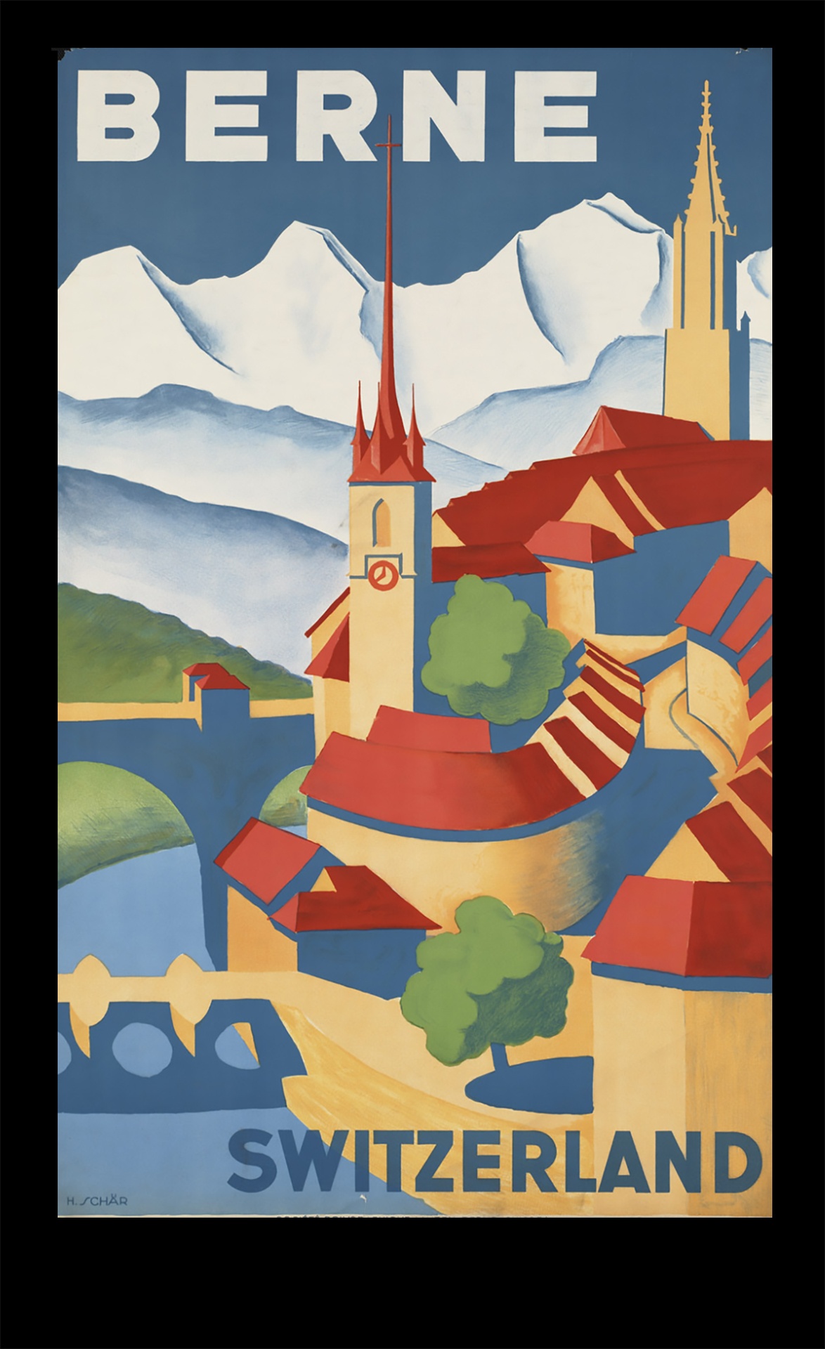 Travel Switzerland Poster