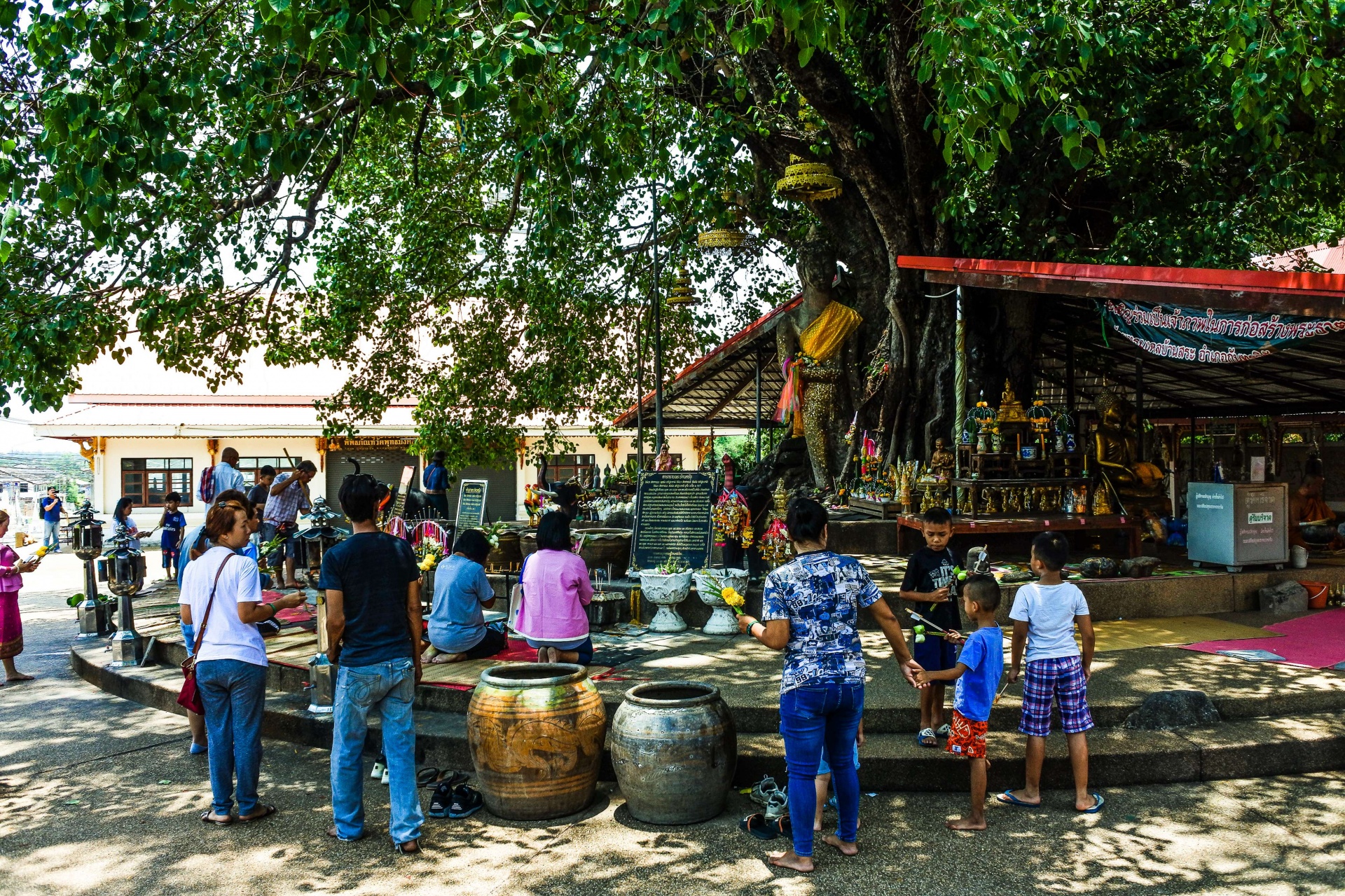 wat Buddhamongkol temple Kantharawichai District Maha Sarakham Province, Thailand