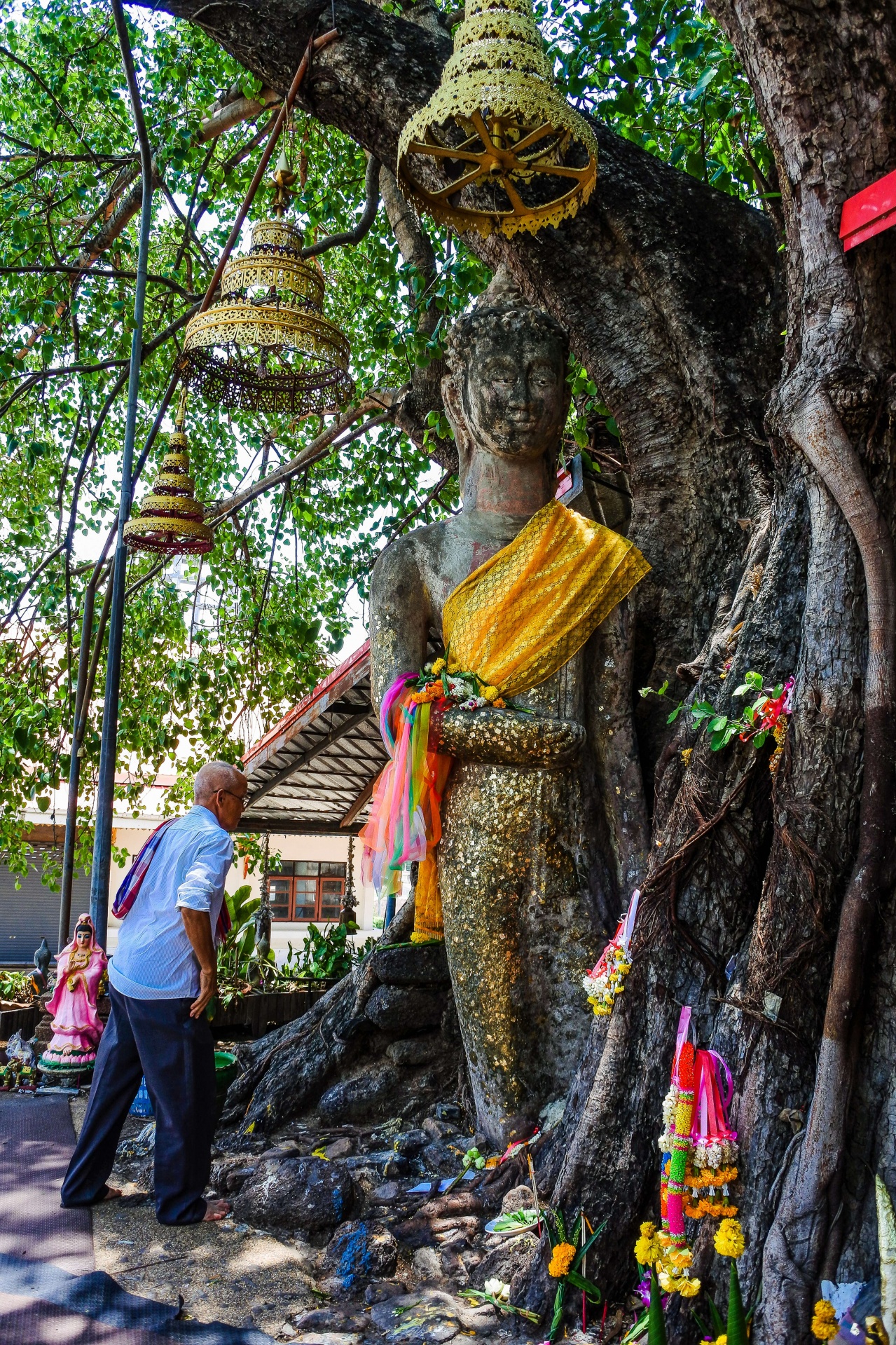 wat Buddhamongkol temple Kantharawichai District Maha Sarakham Province, Thailand