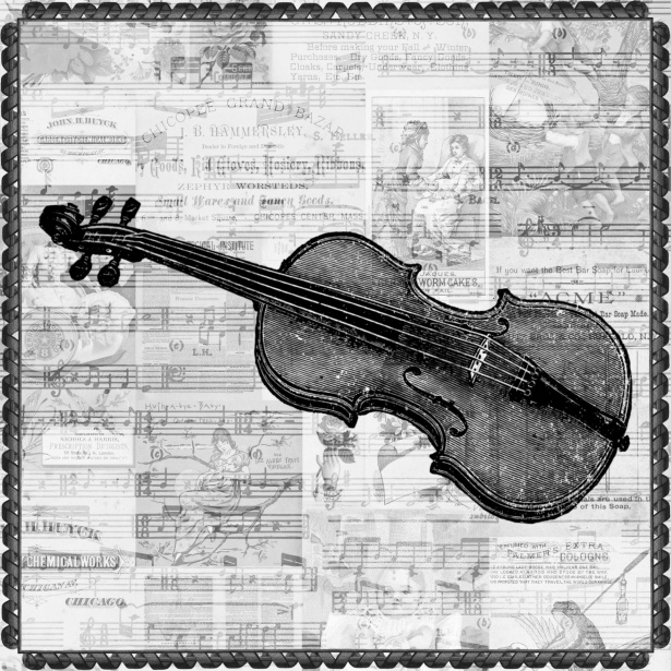 Ilustrație vioară vintage Poza gratuite - Public Domain Pictures