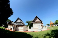 Art And Line Of Wat Kradian Temple