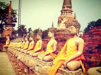 Buddha At Wat Yaichaimongkol, Ayutthaya