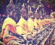 Buddha At Wat Yaichaimongkol, Ayutthaya