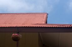 Corrugated Roof Of Old Station