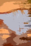 Cutout Image Of A Water Puddle