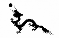 Dragon Silhouette Tattoo