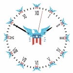 Independence Day Clock