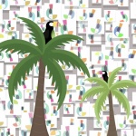 Tropical Summer Bird Illustration