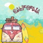 Travel Poster For California