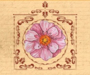 Vintage Flower Illustration