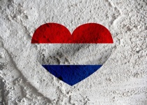 Love Netherlands Flag Sign Heart Symbol