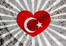 Love Turkey Flag Sign Heart Symbol