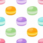 Macarons Colorful Wallpaper Pattern