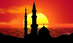 Muslim Sunset Islam Eid Mubarak