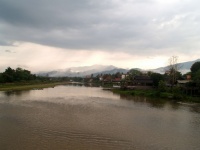 Nam Song River In Vang Vieng, Laos