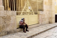 Old Palestinian Man In Jerusalem