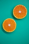 Orange In Two Halves