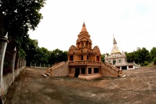 Pagodas At Wat TAM PIANG DIN