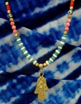 Pendant On Beaded Necklace