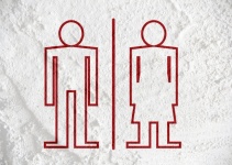 Restroom Icon And Pictogram Man Woman
