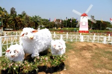 Turbine House With Sheep