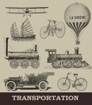 Vintage Transport Set